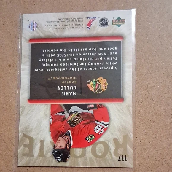 Mark Cullen Rookie Card - Picture 4 of 4